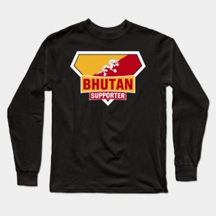 Bhutan Supporter Long Sleeve T-Shirt